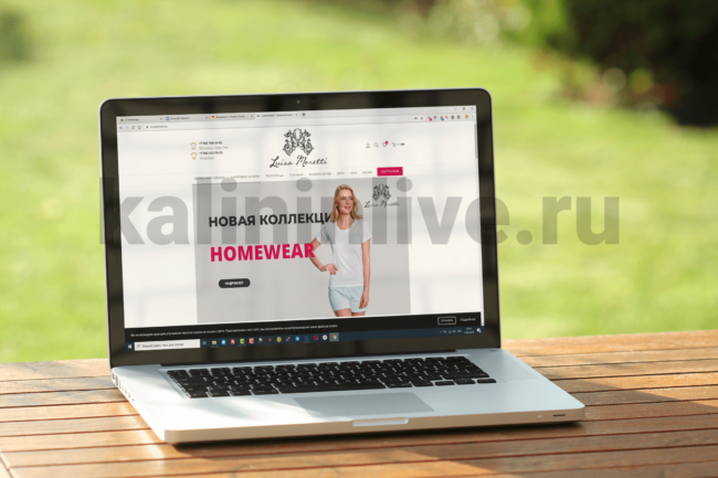 Портфолио KalininLive сайт для Luisa Moretti