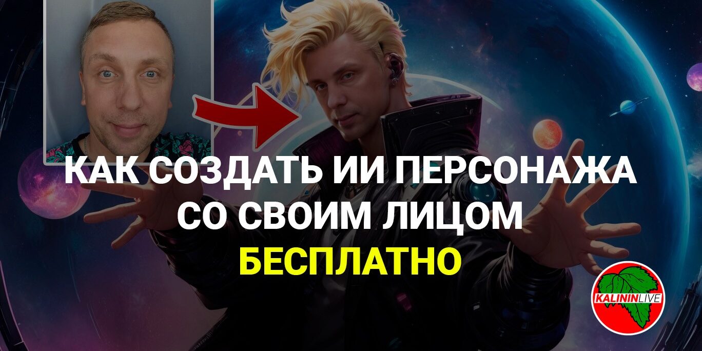 Как создать ИИ персонажа со своим лицом бесплатно
