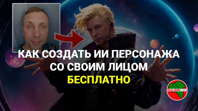 Как создать ИИ персонажа со своим лицом бесплатно Как создать ИИ персонажа со своим лицом бесплатно