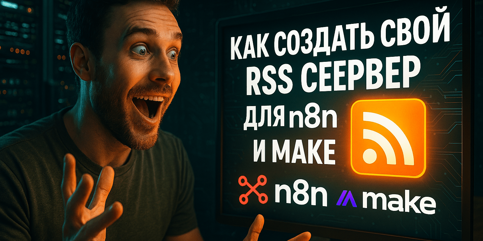 Как создать свой RSS сервер для N8N и MAKE