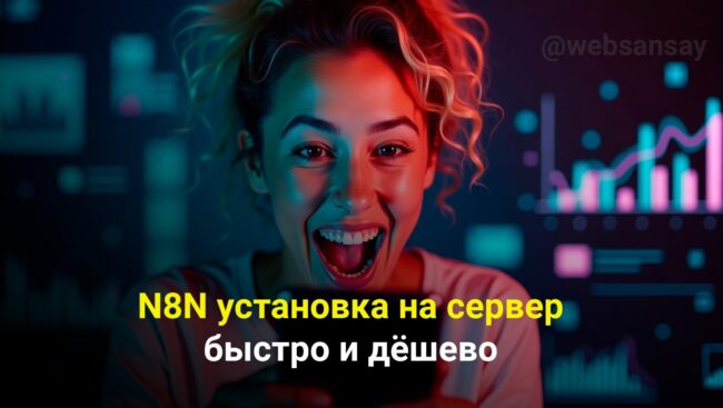 N8N установка на сервер быстро и дёшево